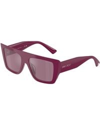 Jimmy Choo - Jc5026U 5061Ak Sunglasses Acetate Squared Normal - Lyst