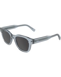 Lacoste - L6023S 414 Sunglasses Bio-Injected Round Normal - Lyst