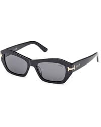 PUCCI - Ep0235 01A Sunglasses Acetate Smoke Geometric Normal - Lyst