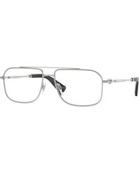 Burberry - Be1391 1005 Optical Frames Metal Squared Normal - Lyst