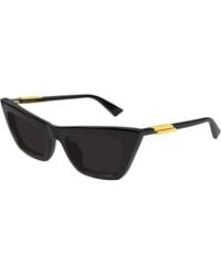 Bottega Veneta - Bv1446S 003 Sunglasses Acetate Cat Eye - Lyst