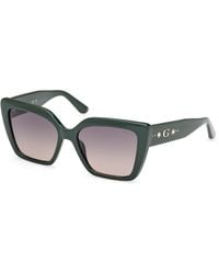 Guess - Gu00162 96B Sunglasses Injected Smoke Butterfly Normal - Lyst