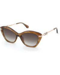 Twinset - Stw148 07Uk Sunglasses Acetate Butterfly Normal Nuanced - Lyst