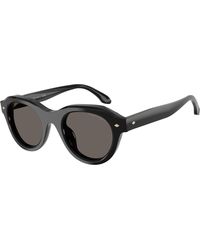 Giorgio Armani - Ar8261U 6060B1 Sunglasses Acetate Round Normal - Lyst