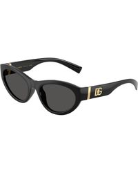 Dolce & Gabbana - Dg6207 501/87 Sunglasses Injected Cat Eye Normal - Lyst