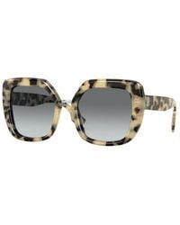 Burberry - Be4315 Charlotte 387611 Sunglasses Plastic Squared Nuanced - Lyst