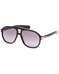 adidas - Or0136 01B Sunglasses Acetate Smoke Pilot Normal - Lyst