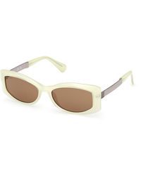 MAX&Co. - Mo0144 39J Sunglasses Injected Roviex Squared Normal - Lyst