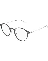 Montblanc - Mb0357O 005 Optical Frames Transparent Round - Lyst