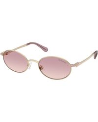 Swarovski - Sk7033 401368 Sunglasses Metal Round Normal Nuanced - Lyst