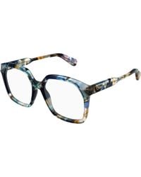 Chloé - Ch0263O 011 Optical Frames Acetate Transparent Squared - Lyst