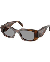 Prada - Pr 17Ws 20D50Q Sunglasses Acetate Squared Normal - Lyst