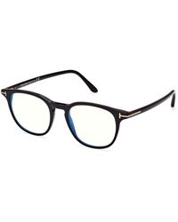 Tom Ford - Ft5832-B 001 Optical Frames Acetate Round Normal - Lyst