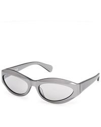 MAX&Co. - Mo0136 20C Sunglasses Acetate Smoke Round Normal - Lyst
