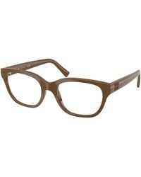 Miu Miu - Mu 07Zv 23R1O1 Optical Frames Injected Transparent Squared Normal - Lyst