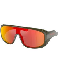 Polo Ralph Lauren - Ph4215U 52166Q Sunglasses Injected Geometric Mirrored Mirror - Lyst