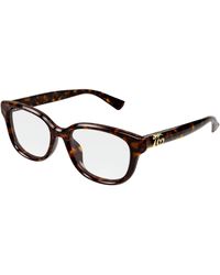 Gucci - Gg1833Ok 002 Optical Frames Injected Transparent Squared - Lyst