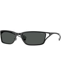 DIESEL - Dl1015 100887 Sunglasses Metal Squared Normal - Lyst