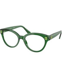 Swarovski - Sk2037 1064 Optical Frames Acetate Round Normal - Lyst