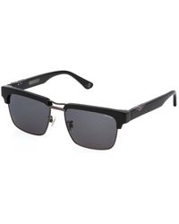 Police - Splp25 Origins 62 672 Sunglasses Metal Smoke Squared Normal - Lyst