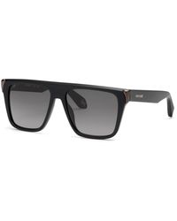 Roberto Cavalli - Src094M 700 Sunglasses Acetate Smoke Squared Normal Shaded - Lyst