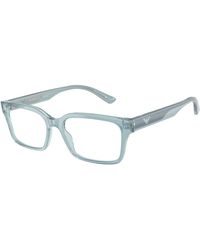 Emporio Armani - Ea3244 6178 Optical Frames Acetate Squared Normal - Lyst