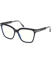 Tom Ford - Ft5892-B 001 Optical Frames Acetate Squared Normal - Lyst
