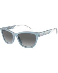 Emporio Armani - Ea4227U 609611 Sunglasses Acetate Cat Eye Normal Shaded - Lyst