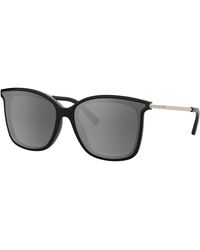 Michael Kors - Mk2079U Zermatt 333282 Sunglasses Injected Squared Polarized Shaded - Lyst