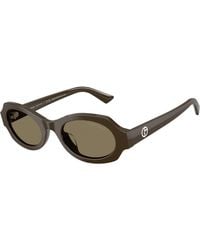 Giorgio Armani - Ar8245Hu 630773 Sunglasses Acetate Geometric Normal - Lyst