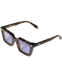 Off-White c/o Virgil Abloh - Ow1004 Reno 6055 Sunglasses Acetate Light Squared Normal - Lyst