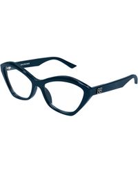 Balenciaga - Bb0341O 001 Optical Frames Acetate Transparent Cat Eye - Lyst