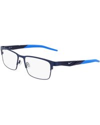 Nike - 8154 410 Optical Frames Metal Squared Normal Photochromatic - Lyst