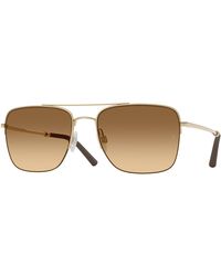 Oliver Peoples - Ov1343S R-2 503513 Sunglasses Metal Pilot Photochromic - Lyst