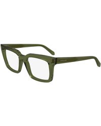 Ferragamo - Sf2993 320 Optical Frames Acetate Squared Normal Normal - Lyst