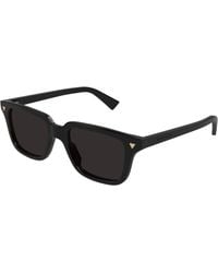 Bottega Veneta - Bv1363S 001 Sunglasses Acetate Squared - Lyst