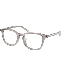 Prada - Pr D21Vd 10J1O1 Optical Frames Acetate Transparent Pillow Normal - Lyst