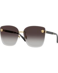 Versace - Ve2292B 10028G Sunglasses Metal Cat Eye Normal Nuanced - Lyst