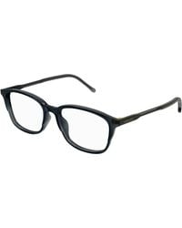 Gucci - Gg1610Oa 001 Optical Frames Acetate Transparent Squared - Lyst