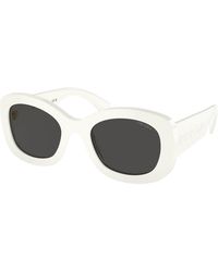 Prada - Pr A13S 1425S0 Sunglasses Acetate Round Normal - Lyst