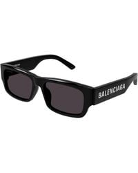 Balenciaga - Bb0261Sa 001 Sunglasses Acetate Squared - Lyst