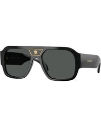 Versace - Ve4508U Gb1/87 Sunglasses Acetate Squared Normal - Lyst