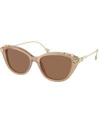 Swarovski - Sk6010 2002Ok Sunglasses Acetate Copper Cat Eye Normal - Lyst