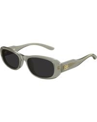 Balenciaga - Bb0511Sk 003 Occhiali Da Sole Acetato Grigio Squadrata - Lyst