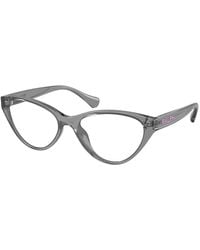 Ralph Lauren - Ra7159U 5799 Optical Frames Injected Transparent Cat Eye Normal - Lyst