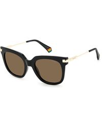 Polaroid - Pld 6180/S 807/Sp Sunglasses Plastic Copper Squared Polarized - Lyst