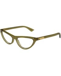 Bottega Veneta - Bv1416O 003 Optical Frames Acetate Transparent Cat Eye - Lyst