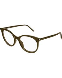 Saint Laurent - Sl 891 005 Optical Frames Acetate Transparent Cat Eye - Lyst