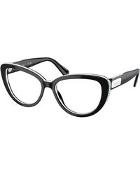 Swarovski - Sk2014 1015 Optical Frames Acetate Transparent Cat Eye Normal - Lyst