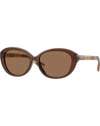 Burberry - Be4507D 424373 Sunglasses Acetate Pillow Normal - Lyst